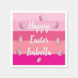 Happy Easter Snoep kleuren en eieren Servet