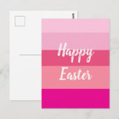 Happy Easter Snoep Kleuren Platte Kaart (Voorkant / Achterkant)