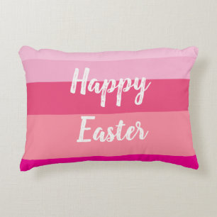 Happy Easter Snoep Kleuren Sierkussen Accent Kussen