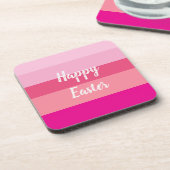 Happy Easter Snoep Kleuren Sierkussen Bier Onderzetter (Linkerzijde)