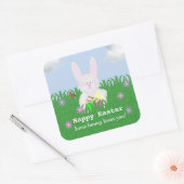 Happy Easter: sommige konijntjes houden van je Sti Vierkante Sticker (Envelop)