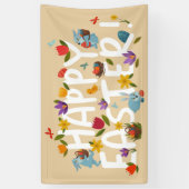 Happy Easter Spandoek (Verticaal)