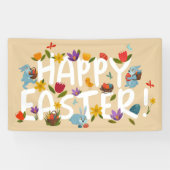 Happy Easter Spandoek (Horizontaal)