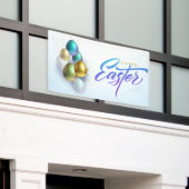 Happy Easter Spandoek (Buitenkant Gebouw)