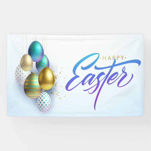 Happy Easter Spandoek (Horizontaal)