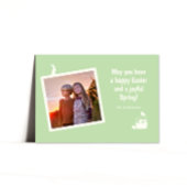 Happy Easter Spring 2-fotokaart Feestdagenkaart