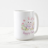 Happy Easter Spring Design - Cute Easter Bunny  Koffiemok (Voorkant rechts)
