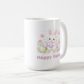 Happy Easter Spring Design - Cute Easter Bunny  Koffiemok (Voorkant rechts)