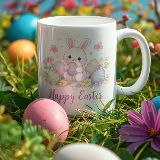 Happy Easter Spring Design - Cute Easter Bunny  Koffiemok