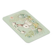Happy Easter Spring flower-illustratie Magneet (Rechterzijde)