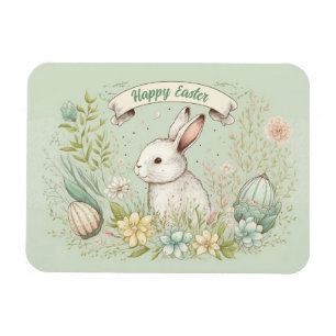 Happy Easter Spring flower-illustratie Magneet