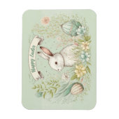 Happy Easter Spring flower-illustratie Magneet (Verticaal)