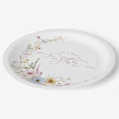 Happy Easter Spring Flower Wreate Papieren Bordje (Gekanteld)