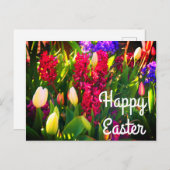 Happy Easter Spring Flowers #5 Briefkaart (Voorkant / Achterkant)