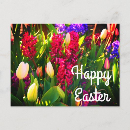 Happy Easter Spring Flowers #5 Briefkaart (Voorkant)