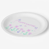 Happy Easter Spring Garden Paper-Bord Papieren Bordje (Gekanteld)