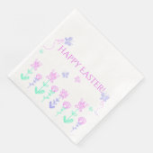 Happy Easter Spring Garden Paper Napkins Servetten (Hoek)