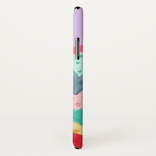 Happy Easter Spring Waterverf Egg Kleurrijk Case-Mate iPhone Case (Achterkant / rechts)