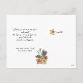 Happy Easter Springtime-foto Feestdagenkaart (Achterkant)