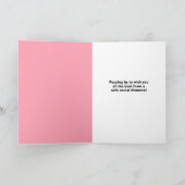 Happy Easter Squirrel in Pandemic Gezichtsmasker H Feestdagen Kaart (Binnen)