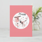 Happy Easter | Steekproef Feestdagenkaart (Staand voorkant)