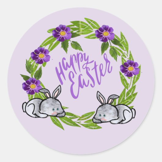Happy Easter Sticker (Voorkant)