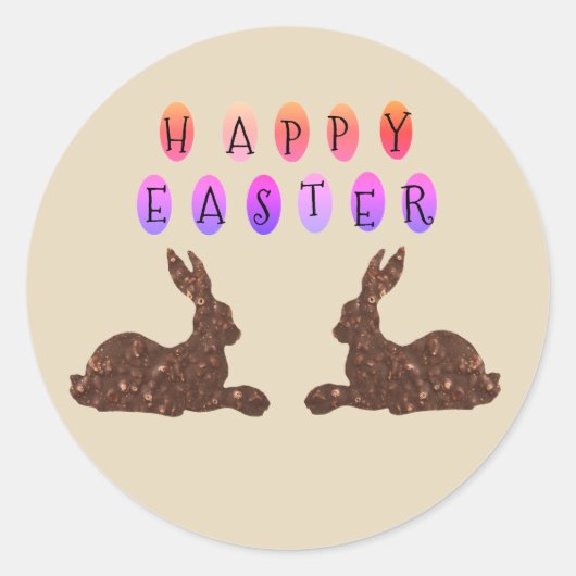 Happy Easter Sticker (Voorkant)