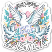 Happy Easter Sticker (Voorkant)