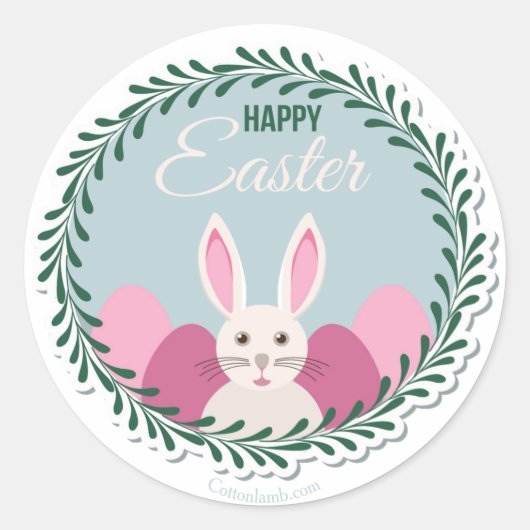 Happy Easter Sticker (Voorkant)