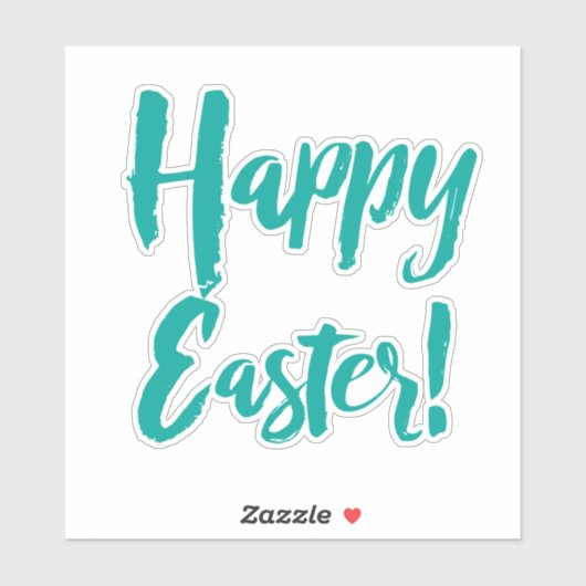 Happy Easter Sticker (Vel)