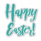Happy Easter Sticker (Voorkant)