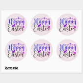 Happy Easter stickers or seals (Vel)