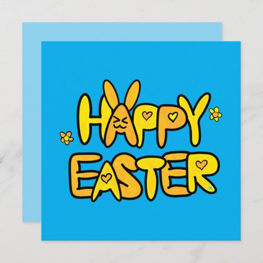 Happy Easter Sunny Springtime (Voorkant / Achterkant)