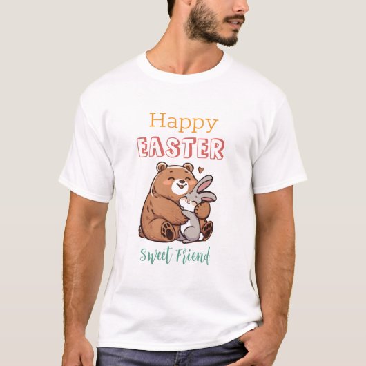 Happy Easter Sweet Friend T-shirt (Voorkant)