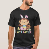 Happy Easter Sweet Monkey For Easter With Easter E T-shirt (Voorkant)