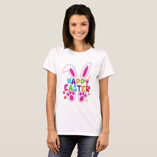 happy easter t-shirt (Voorkant volledig)