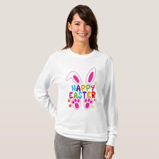 happy easter t-shirt (Voorkant volledig)