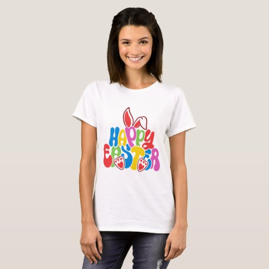 Happy Easter T-shirt (Voorkant volledig)