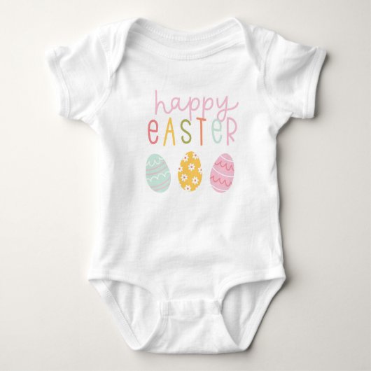 Happy Easter T-Shirt Baby-pak (Voorkant)