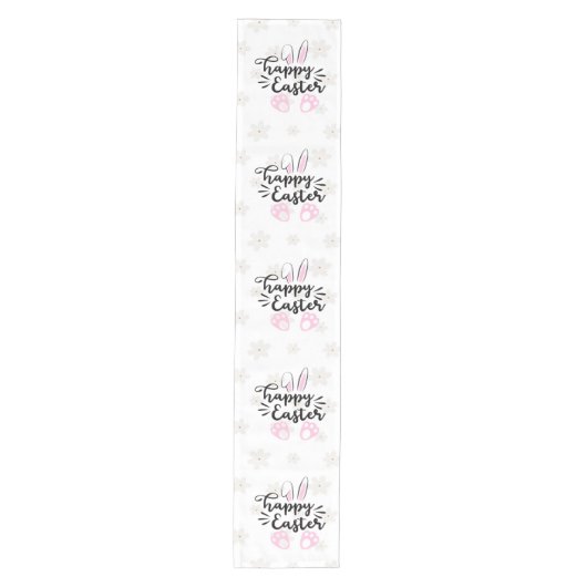 Happy Easter Table Runner Medium Tafelloper (Voorkant)