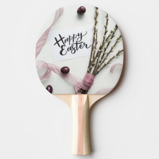 HAPPY EASTER TAFELTENNISBATJE (Voorkant)