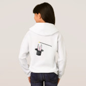 Happy Easter Tea Bunny Kinder Hoodie (Achterkant volledig)