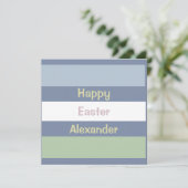 Happy Easter Tekst Platte Kaart (Staand voorkant)