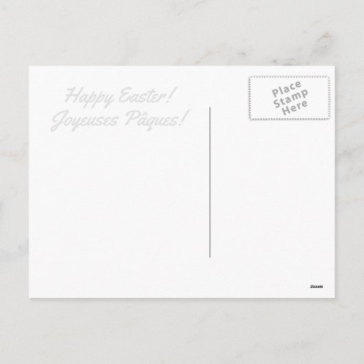 Happy Easter Tender Pastel Colors postcard Feestdagenkaart (Achterkant)