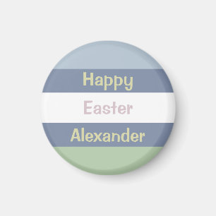 Happy Easter Text Beverage Coaster Magneet