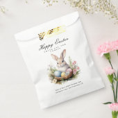 Happy Easter Thank You for Coming Bedankzakje (Gezegeld)