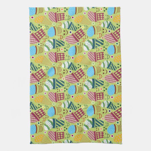 Happy Easter Theedoek (Verticaal)