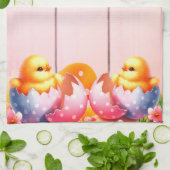 Happy Easter Theedoek (Gevouwen)