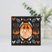 Happy Easter Time Holiday Gift Kaart (Staand voorkant)