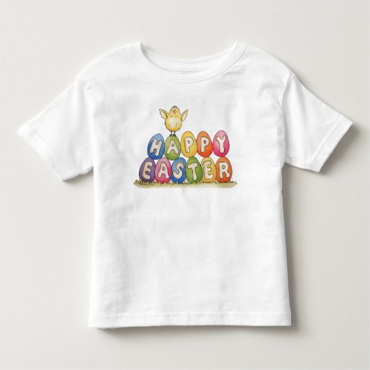 Happy Easter - Toddler's T-shirt (Voorkant)